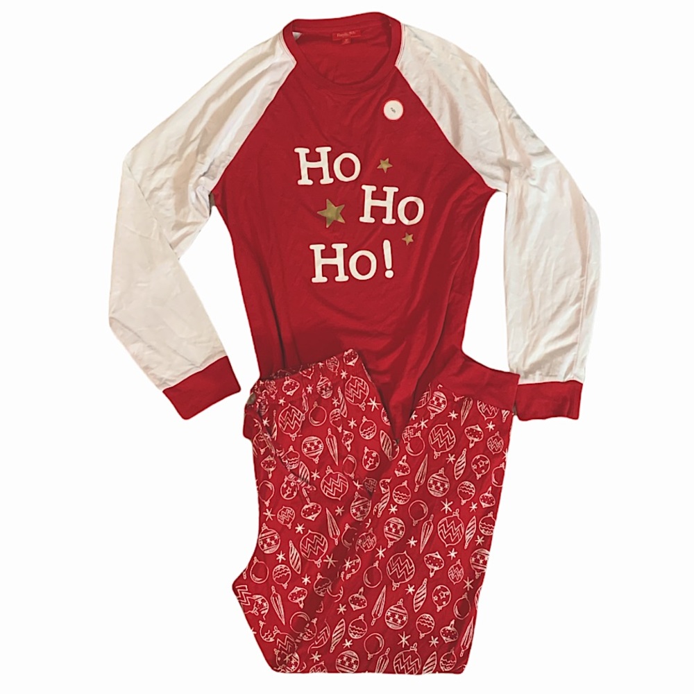 NWT Men 2 Piece Christmas Ornament Pajama Set